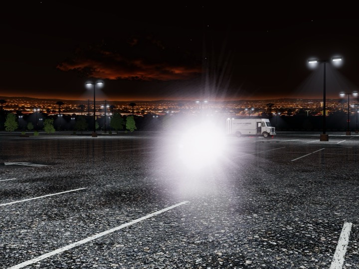 The flash of the time jump